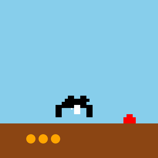 Cat running late eating sourpatch kids - DrawGPT