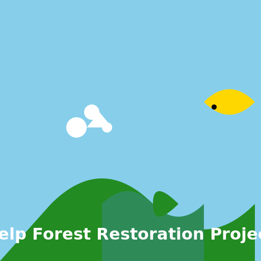Kelp Forest Restoration Project Logo - DrawGPT