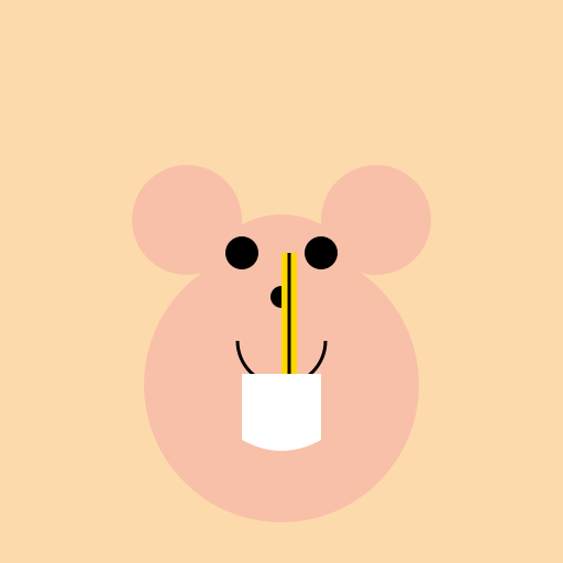 Pig Drinking Milk - DrawGPT