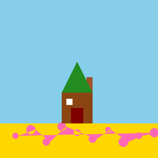 The Lonely House on the Hill - DrawGPT