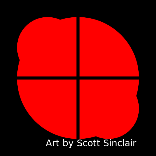 Black and Red Art Inspired by Scott Sinclair - DrawGPT