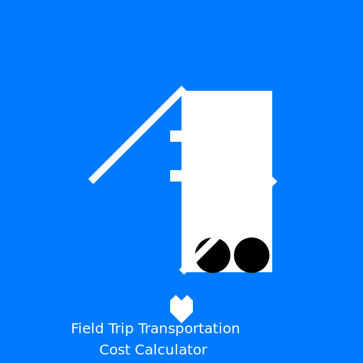 Field Trip Transportation Cost Calculator Logo - DrawGPT