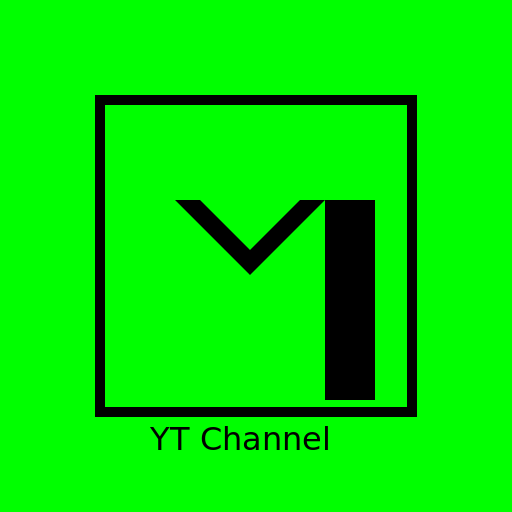 YT Channel Logo - Lime and Black - DrawGPT