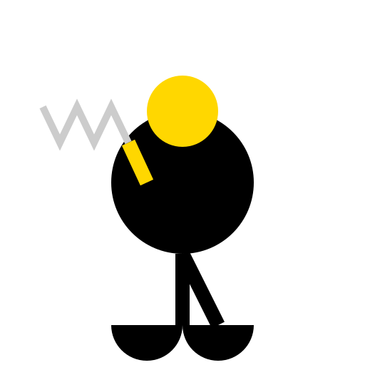 Maradona Running with Left Arm Upwards - DrawGPT