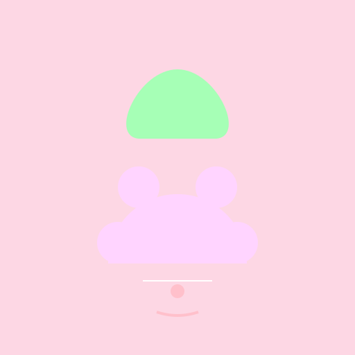 Melanie Martinez Fairy with 4 Eyes, Pink Skin, Cat Face, and Green & Pink Hair - DrawGPT