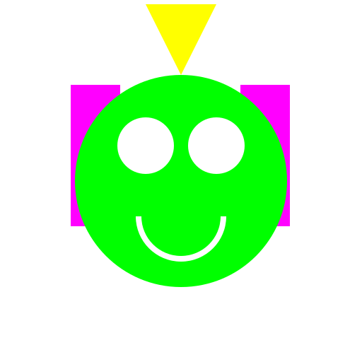 Funny Alien with Big Arms and Green Head - DrawGPT