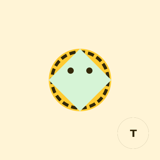 Geometrical Bee with Taurus Logo - DrawGPT