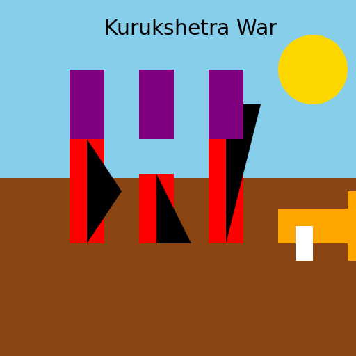 The Legendary Kurukshetra War - DrawGPT