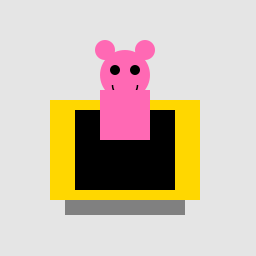 Cashregister operated by an old-fashioned animal - DrawGPT