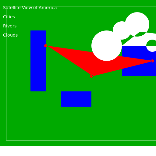 Satellite View of America - DrawGPT