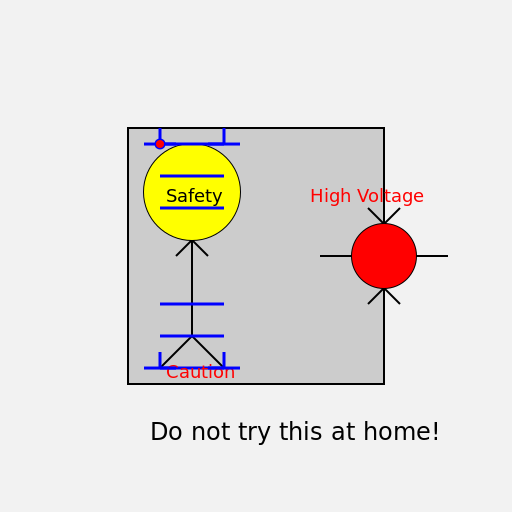 High Voltage Electrical Panel Safety - DrawGPT