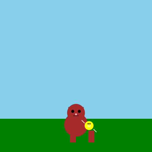 Dog Playing with Ball - DrawGPT