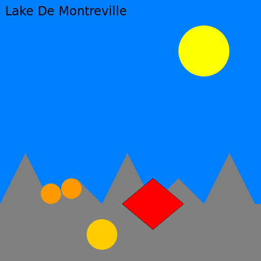 Lake De Montreville - DrawGPT