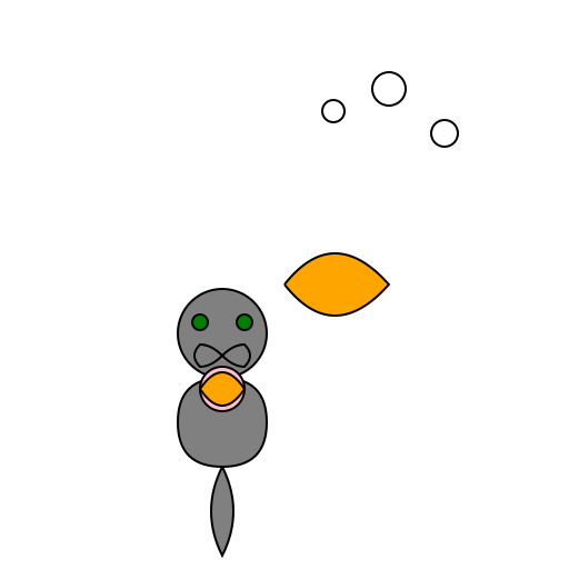 Cat Catching a Fish - DrawGPT