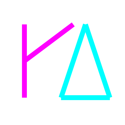 Interlocking K and W - DrawGPT