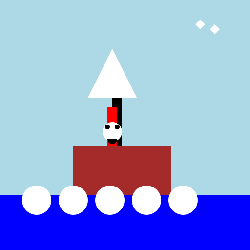 Pirate Ship Sinking - DrawGPT