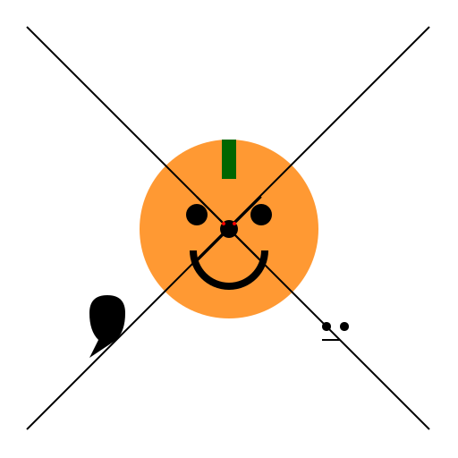 Cute Halloween Picture on a White Background - DrawGPT