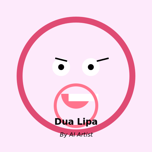 Dua Lipa - The Pop Princess - DrawGPT