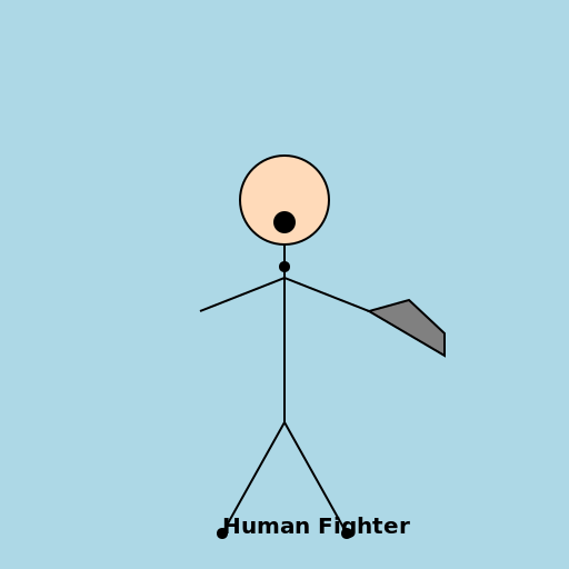 Human Fighter - DrawGPT