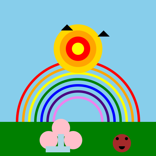Rainbow Park 🌈🌄 - DrawGPT