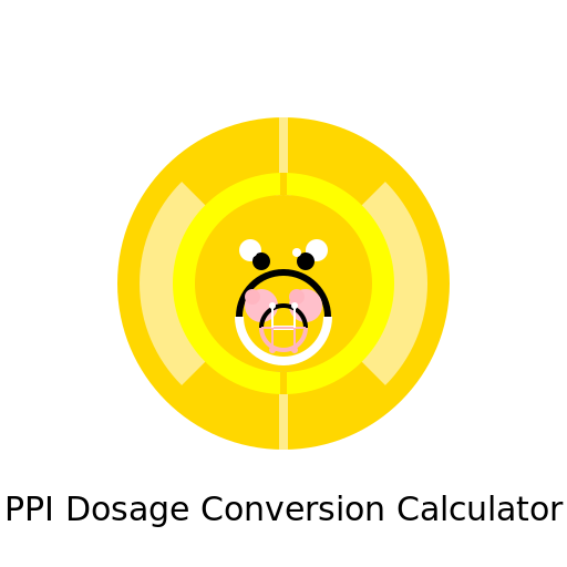 Logo for PPI Dosage Conversion Calculator - DrawGPT