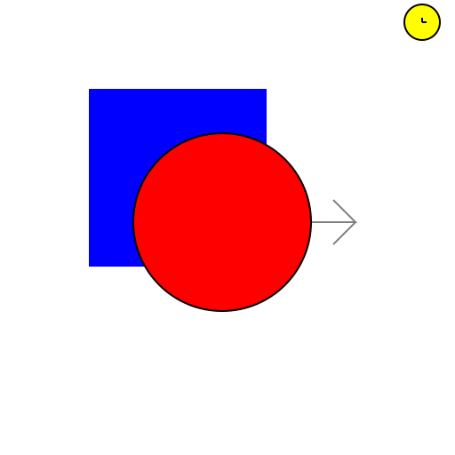 Shape Transformation with Guiding Arrow and Time Clock - DrawGPT