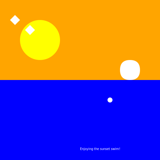 Sunset Dolphin - DrawGPT