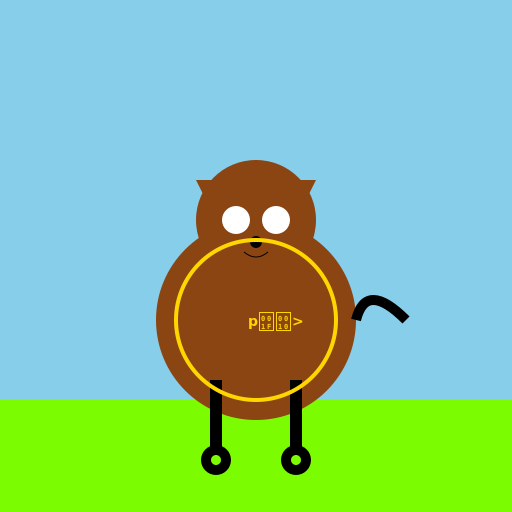 Cute Doggy in a Field - DrawGPT