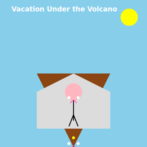 Vacation Under the Volcano - Visit ancient Pompeii - DrawGPT