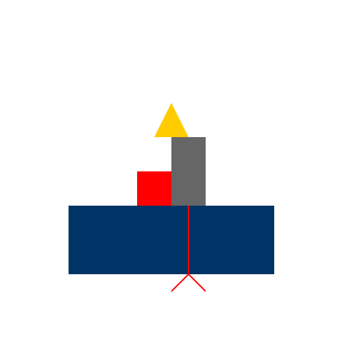 Plane Falling on Ship - DrawGPT