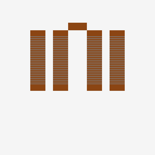 Two Trellises with Planks and Strings - DrawGPT