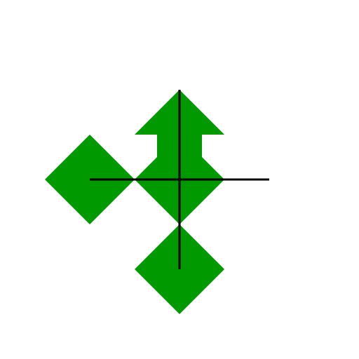 Recycling Arrows Cross - DrawGPT