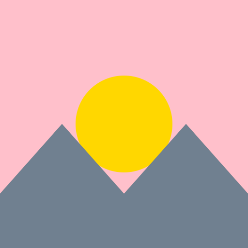 Mountains at Sunset - DrawGPT