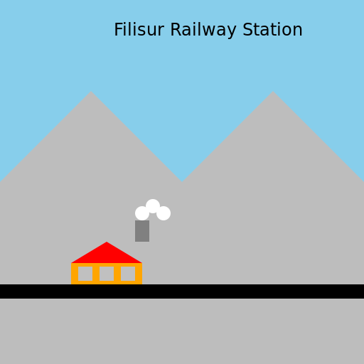 Filisur Railway Station - DrawGPT