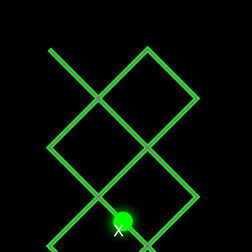 Futuristic Letter X - DrawGPT