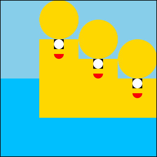 Blond Male Swimmers After Training - DrawGPT