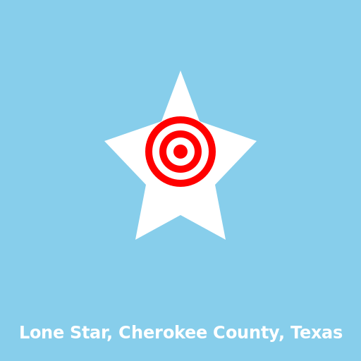 Lone Star, Cherokee County, Texas - DrawGPT