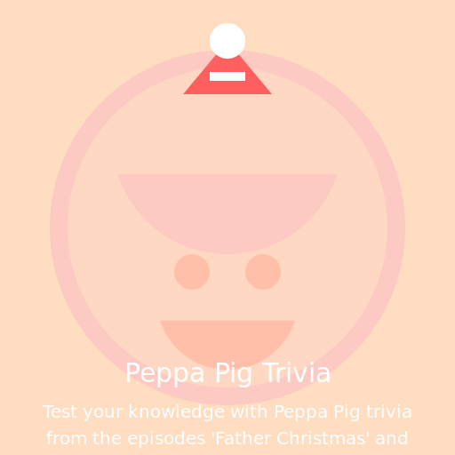 Peppa Pig Trivia Logo - DrawGPT