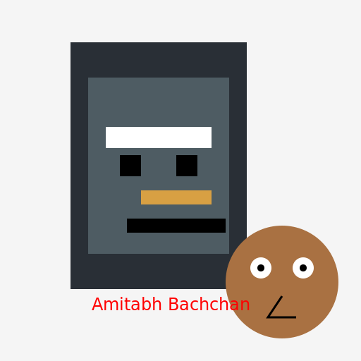 Amitabh Bachchan and His Beloved Dog - DrawGPT