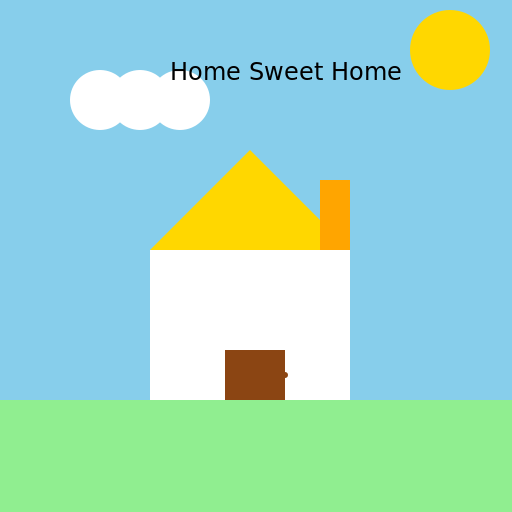 Welcome Home - A Cozy Abode - DrawGPT