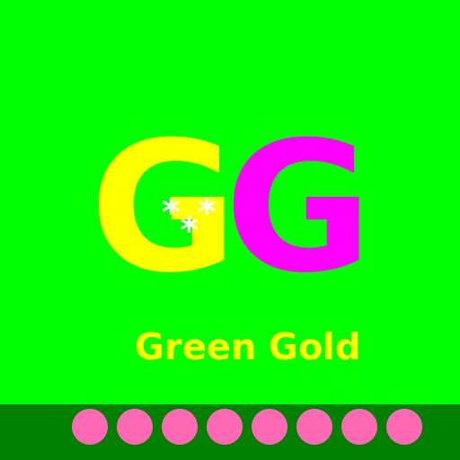 Green Gold Logo - DrawGPT