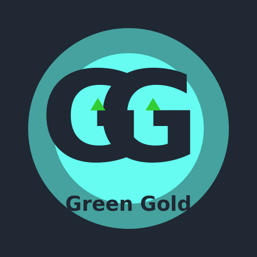 Green Gold Logo - Symbolizing Wealth and Nature - DrawGPT