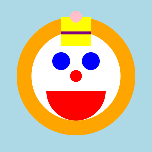 Clown made of donkeys - DrawGPT