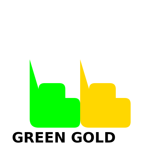Green Gold Logo - DrawGPT