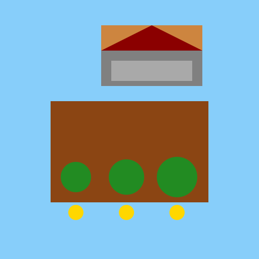Barren Caribbean Island with a Container Bar and People - DrawGPT