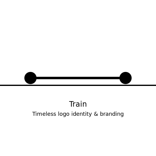 Train Brand Logo - Timeless and Minimalistic - DrawGPT