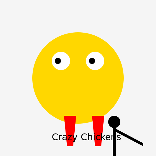 Logo for Crazy Chickens Cleaning Company - DrawGPT