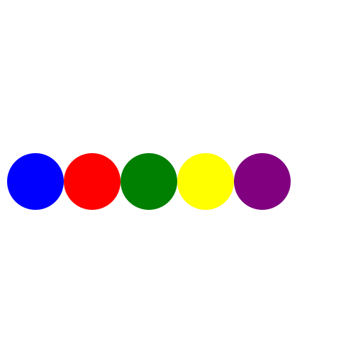 Five Circles Beside Each Other - DrawGPT
