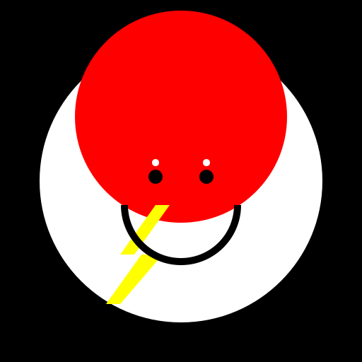 Bearded Skull with Beanie and Lightning Bolt - DrawGPT