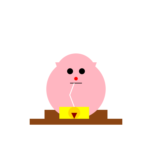 A Dog Taking Tea on a Table - DrawGPT